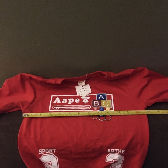 Aape Long sleeved shirt Red Size XL - Picture 4 of 5